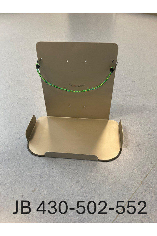 Soporte para maletín de emergencias en acero inoxidable JB 430-502-552 by JB Medico Soporte para maletín de emergencias en acero inoxidable JB 430-502-552 by JB Medico