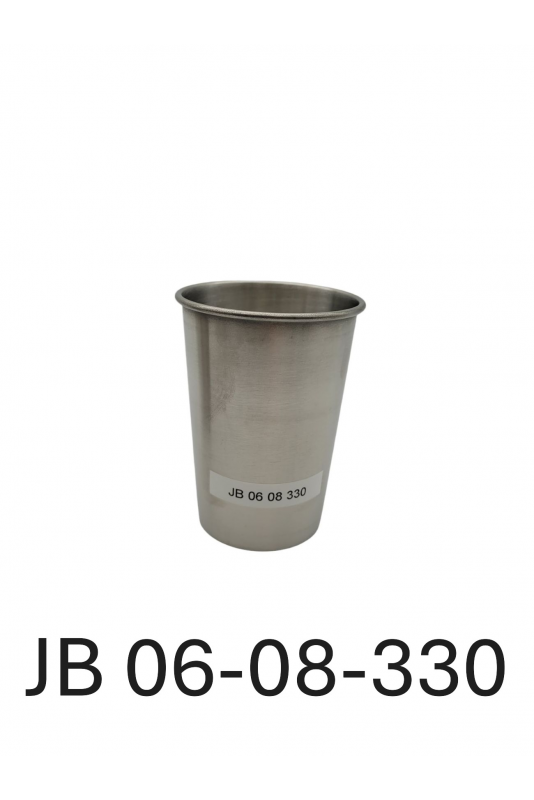 Vaso recolector para sistema de aspiración de 330 ml en acero inoxidable AISI 201, JB 06-08-330 by JB Medico Vaso recolector para sistema de aspiración de 330 ml en acero inoxidable AISI 201, JB 06-08-330 by JB Medico