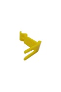 Soporte para mangueras de plástico amarillo – compatible con riel escandinavo 10x30 mm, JB 600-00-01 by JB Medico
