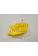 Soporte para mangueras de plástico amarillo – compatible con riel escandinavo 10x30 mm, JB 600-00-01 by JB Medico