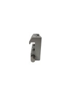 Sliding clamp, DIN standard, wide model, with 2 ball locks. and T-slot, e.g. Bird Blenders. JB 144-45-70 by JB Medico
