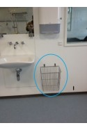 Cesta metálica cónica de 25 litros en varilla redonda de acero inoxidable, JB 161-03-00 by JB Medico