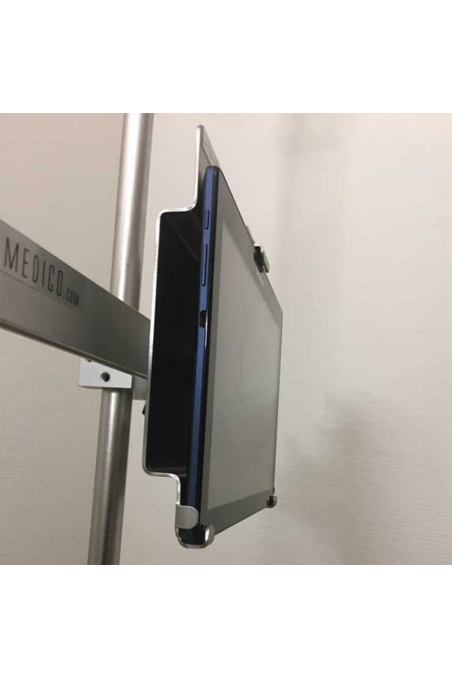 Tablet / Ipad holder, mounted with rail clamp 10x30mm. JB 248-19-206 by JB Medico