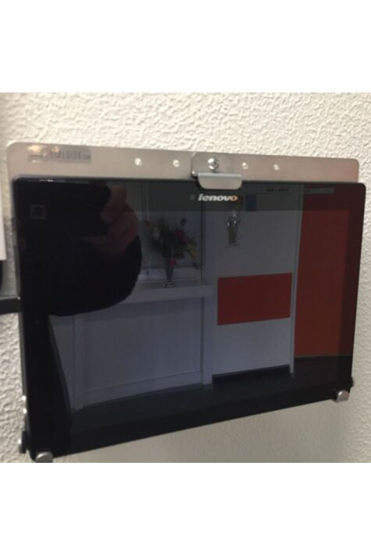 Soporte mural para iPad/tableta en acero inoxidable AISI 304, JB 248-19-02, by JB Medico