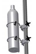 Oxygen & Gas cylinder holder, top for Ø140mm cylinders. JB 277-01-00 by JB Medico