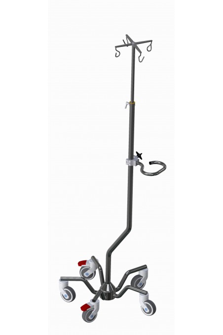 Bottle holder, quadruple for IV Pole. JB 190-00-08