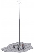 Bottle holder, three angled hooks for IV pole,  JB 212-00-00 by JB Medico