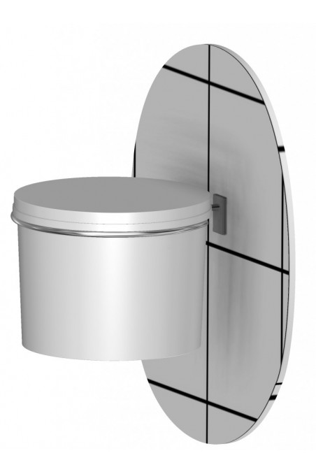 Soporte para contenedor redondo de residuos punzocortantes, con apertura de Ø251 mm, JB 266-00-00 by JB Medico