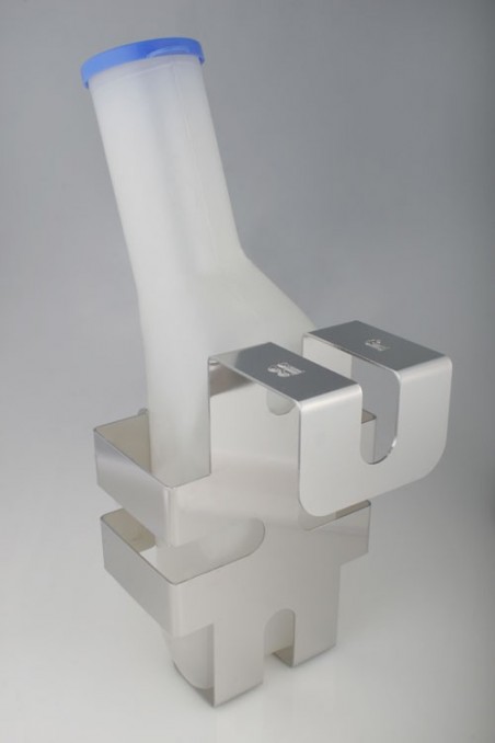 Hygienic Universal Urinal Bottle Holder, Stainless Steel (AISI 304). JB 92-00-00 by JB Medico