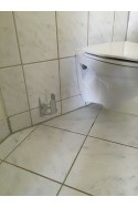 Toiletbørsteholder, aluminium, vaskbar, runde og ovale børster, JB 350-00-00 af JB Medico