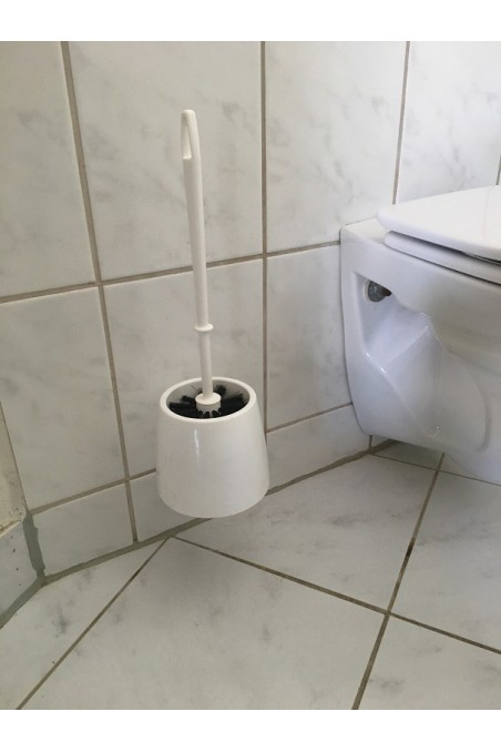 BOLMEN Portaescobillas baño, negro - IKEA