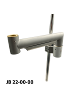 Manuel extension monitor arm in stainless steel, hygienic IT