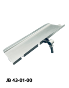 Keyboard holder, with hand support, 20 mm in Stainless steel